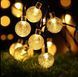 Гірлянда на сонячній батареї SunLamp, 12 м, 100 LED-кульок "Кришталеві шари" &mdash; преміум якість і неймовірна