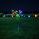Садовий світильник SunLamp на сонячній батареї &mdash; кольорові грибочки LED, 2 шт., датчик присмерку