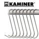 Крючки для копчения Kaminer 25553, 15 шт, S-образные, нержавеющая сталь 3 мм, для мяса, рыбы, колбас