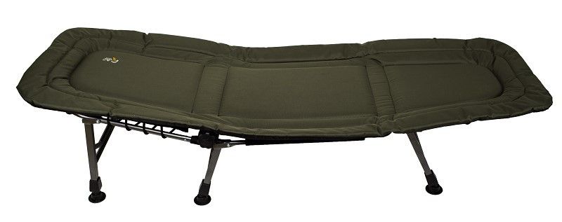Розкладачка-ліжко для риболовлі та відпочинку Elektrostatyk L6, на 6 ніжок, посилена