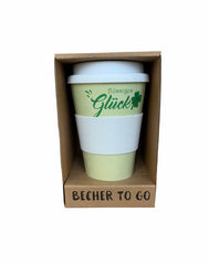 Эко-кружка, термокружка "Becher to go" для кофе и чая, из волокон бамбука. 350 мл.
