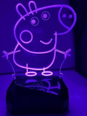 Светильник ночник 3D George USB, аккумулятор, RGB