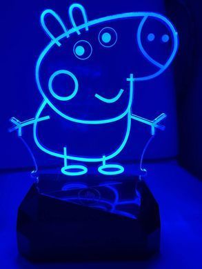 Светильник ночник 3D George USB, аккумулятор, RGB