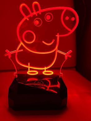 Светильник ночник 3D George USB, аккумулятор, RGB