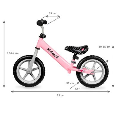 Велобіг велосипед Kidwell REBEL Pink