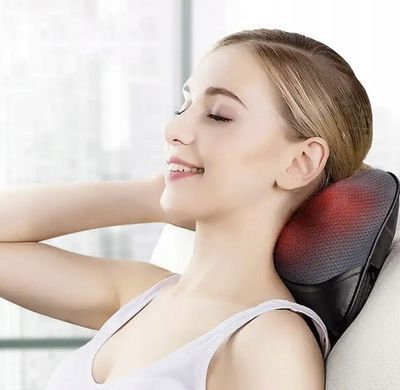Массажная подушка Shiatsu для шеи и спины с подогревом Soulima 22987