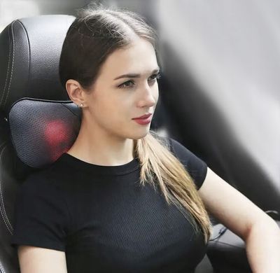 Массажная подушка Shiatsu для шеи и спины с подогревом Soulima 22987