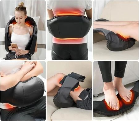 Массажер для шеи, плеч и спины MalTec PRO-Comfy30W-02 114080 электрический роликовый черный