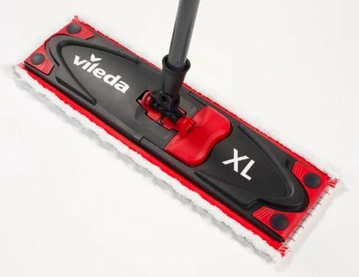 Набір для прибирання Vileda Ultramax XL Turbo &ndash; плоска швабра, телескопічна ручка, система зливу у відр 163427