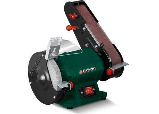 Точильно-шлифовальный станок с гриндером Parkside PSBS 240 C2, 240 Вт, для металла, дерева и пластика