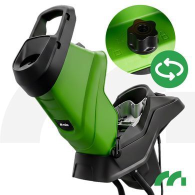 Садовий подрібнювач електричний MalTec 114282 Master Shred 3600W ножовий для гілок до 45 мм