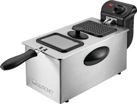 Фритюрниця CLATRONIC FR 3587 ємність 3 літри, нержавіюча сталь