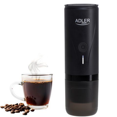 Портативная кофеварка Adler AD 4400, аккумулятор 7500 мАч, давление 20 бар, питание от USB, для молотого кофе и капсул Nespresso