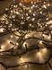 Світлодіодна гірлянда нитка вулична Led Cob 10 м 100led батарейки Warm White