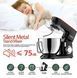 Металлический миксер тестомес 9л Camic SM-1571N 1800Вт Black Red