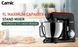 Металлический миксер тестомес 9л Camic SM-1571N 1800Вт Black Red