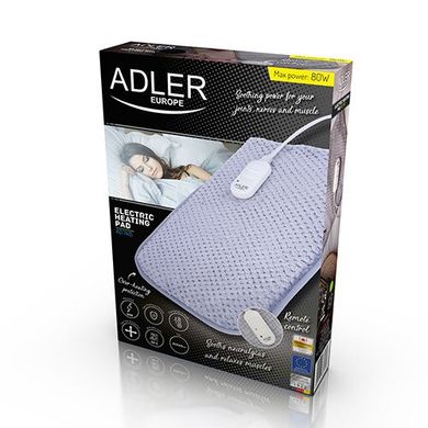 Електрична подушка Adler AD 7415, потужність 80Вт, 30 х 40 см