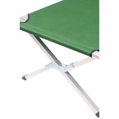 Розкладачка алюмінієва Lounger outdoor туристична, армійська green