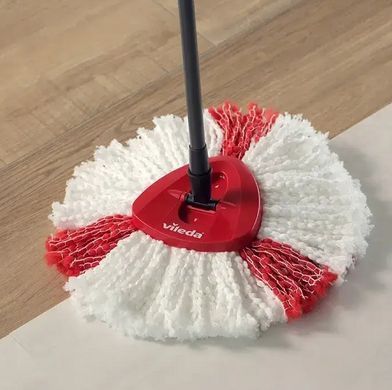 Змінна насадка для швабри Vileda Turbo Microfibre 2in1 &ndash; 2 шт. у комплекті, мікрофібра, машинне прання