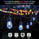 Вулична гірлянда з ретро лампами LED RGB Edison 10шт, 220V, 10метрів з перехідником