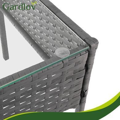 Садовая мебель из ротанга антрацитового цвета Gardlov 26907
