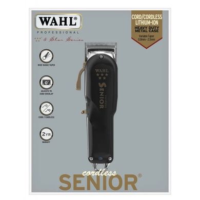 Професійна машинка для стрижки волосся Wahl Senior Cordless з аксесуарами
