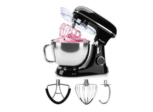 Планетарний міксер кухонний комбайн MalTec Chef4000W BL 2000 Вт з чашею 7 л та насадками 114851
