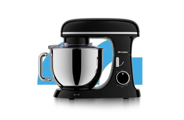 Планетарний міксер кухонний комбайн MalTec Chef4000W BL 2000 Вт з чашею 7 л та насадками 114851