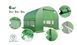 Садовая теплица Green Garden 10м2 (2,5х4х2)