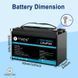 Аккумулятор LiFePO4 TTWEN 12.8V 100Ah 1280Wh LFP12-100 с Bluetooth