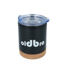 Кофейная кружка OldBro Для Старого Друга с пробковым дном 360мл BlackClassic из нержавеющей стали с двойными стенками