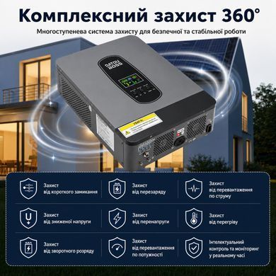 Солнечный гибридный инвертор DATOUBOSS 3000W 24V MPPT 100A 220V