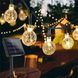 Уличная светодиодная гирлянда 7 метров 50 LED на солнечной батарее "Хрустальные шары"
