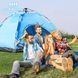 Палатка автоматическая Pop-Up 3-4 человека 200x200x140см OldBro складная с сумкой синяя водостойкая CC-SYLX002