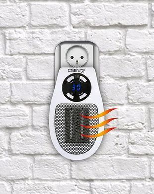 Портативный мини обогреватель Camry CR 7712 - Easy heater тепловентилятор в розетку макс мощность 700вт