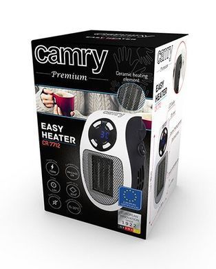 Портативный мини обогреватель Camry CR 7712 - Easy heater тепловентилятор в розетку макс мощность 700вт