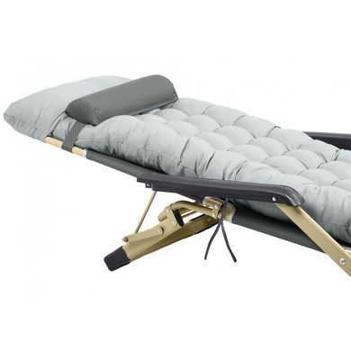 Шезлонг садовое кресло складное X-Treme CLC-837 серое для отдыха (до 150 кг)