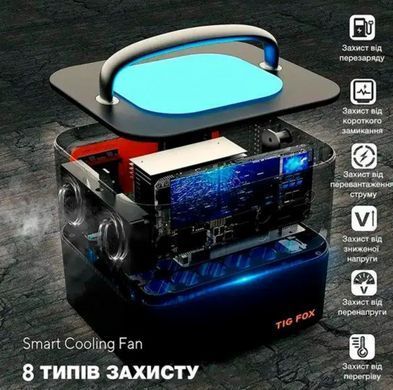 Портативна зарядна станція TIG FOX Portable Power Station T500 540Wh