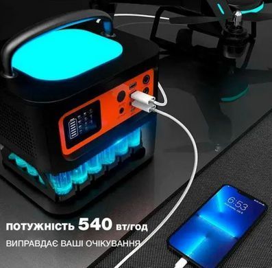 Портативна зарядна станція TIG FOX Portable Power Station T500 540Wh