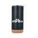 Стакан OldBro Для Старого Друга с пробковым дном 480мл Black Classic из нержавеющей стали с двойными стенками