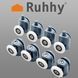 Набір роликів для душової кабіни Ruhhy 3305, 8 шт