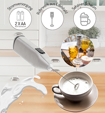 Спінювач молока та напоїв з підставкою Adler AD 4500