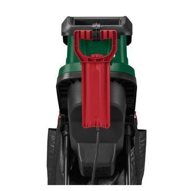 Подрібнювач гілок Parkside PEMH 2400 C3, садовий електричний шредер, 2400 Вт, гілки до 40 мм, контейнер 45 л