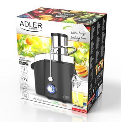 Соковитискач 1000 Вт Adler AD 4127 -отвір для фруктів 75мм