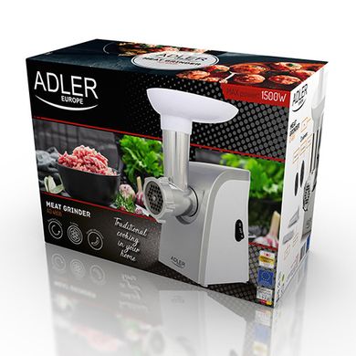 М'ясорубка електрична Adler Ad 4808 потужність 1500Вт