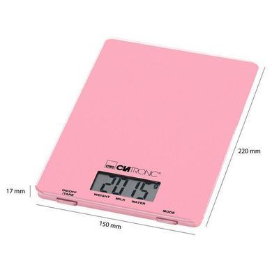 Ваги кухонні clatronic kw 3626 Pink