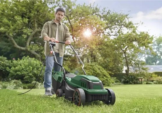 Газонокосилка электрическая Parkside PRM 1200 A1 1200Вт колесная для газона ширина 30 см