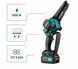 Аккумуляторная цепная мини-пила Tokachi Drakkar 35 2xACU, 6+8", 21V 3Ah, бесщеточный мотор, 35 м/с, регулировк