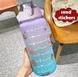 Спортивна пляшка для води об'ємом 2 літри, BOTTLE gym navy