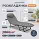 Раскладная кровать Relax Outdoor 200х66х30 см, стальной каркас, до 120 кг, 5 положений спинки